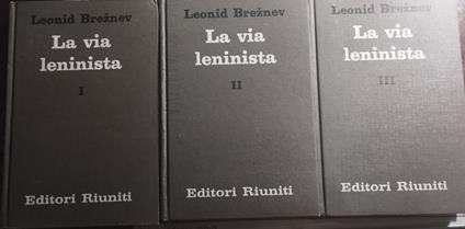 La via leninista - Leonid Breznev - copertina