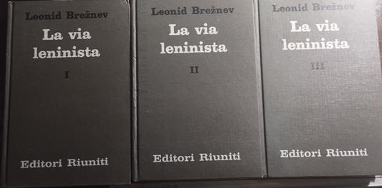 La via leninista - Leonid Breznev - copertina