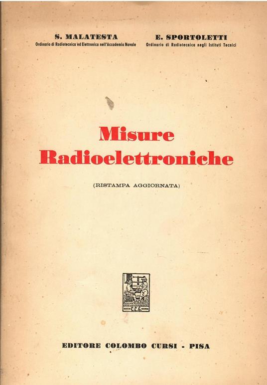 Misure Radioelettroniche - copertina