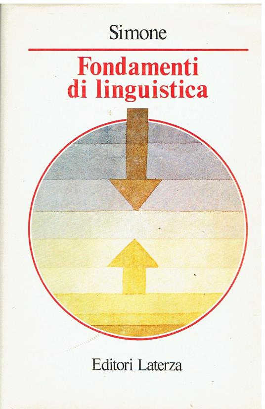 Fondamenti di linguistica - Raffaele Simone - copertina