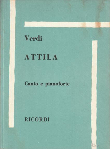 Attila - Giuseppe Verdi - copertina