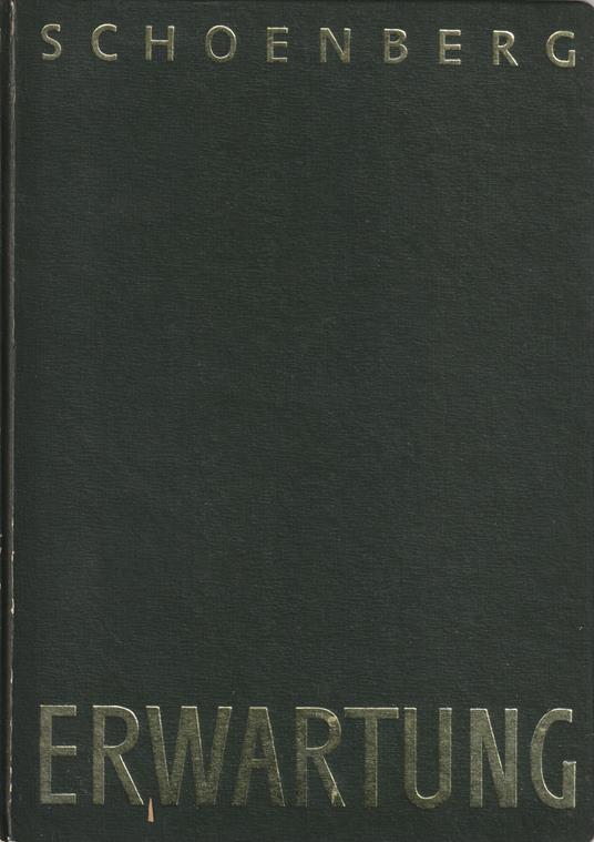 Erwartung - Arnold Schoenberg - copertina