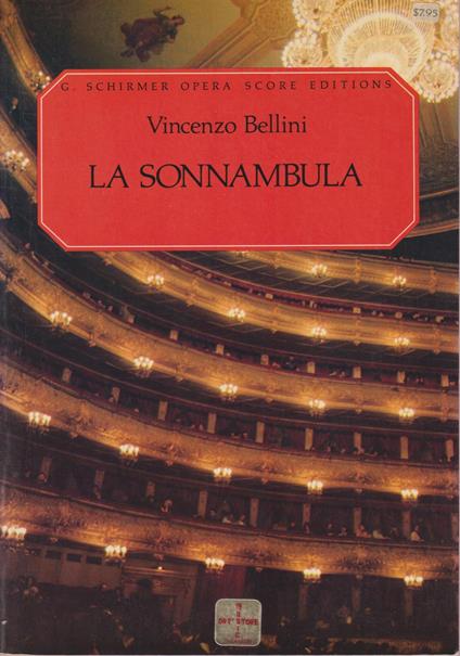 La sonnambula - Vincenzo Bellini - copertina