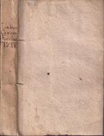 Direttorio sacro sopra le cerimonie ecclesiastiche secondo i riti stabiliti dalla Chiesa. Libro quarto