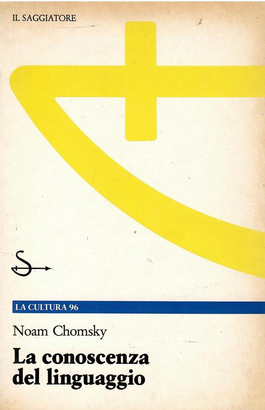 La conoscenza del linguaggio - Noam Chomsky - copertina