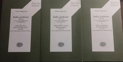 Italia giudicata 1861-1945 (ovvero la storia degli italiani scritta dagli altri) - Ernesto Ragionieri - copertina