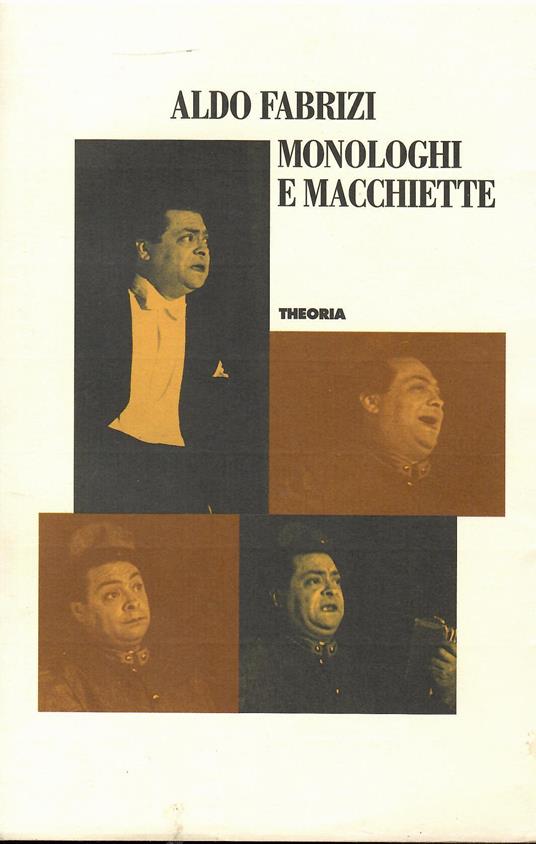 Monologhi e macchiette - Aldo Fabrizi - copertina