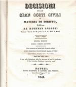 Decisioni delle Gran Corti civili in materia di diritto