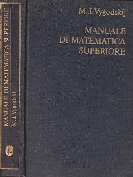 Manuale di matematica superiore - copertina