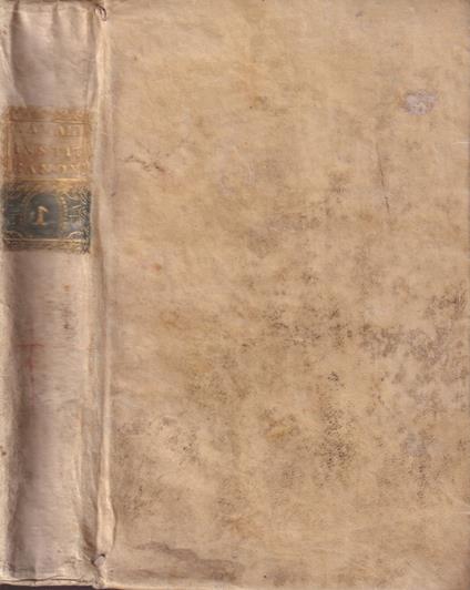 Institutiones iuris canonici quibus vetus et nova ecclesiae disciplina enarratur - Domenico Cavallari - copertina