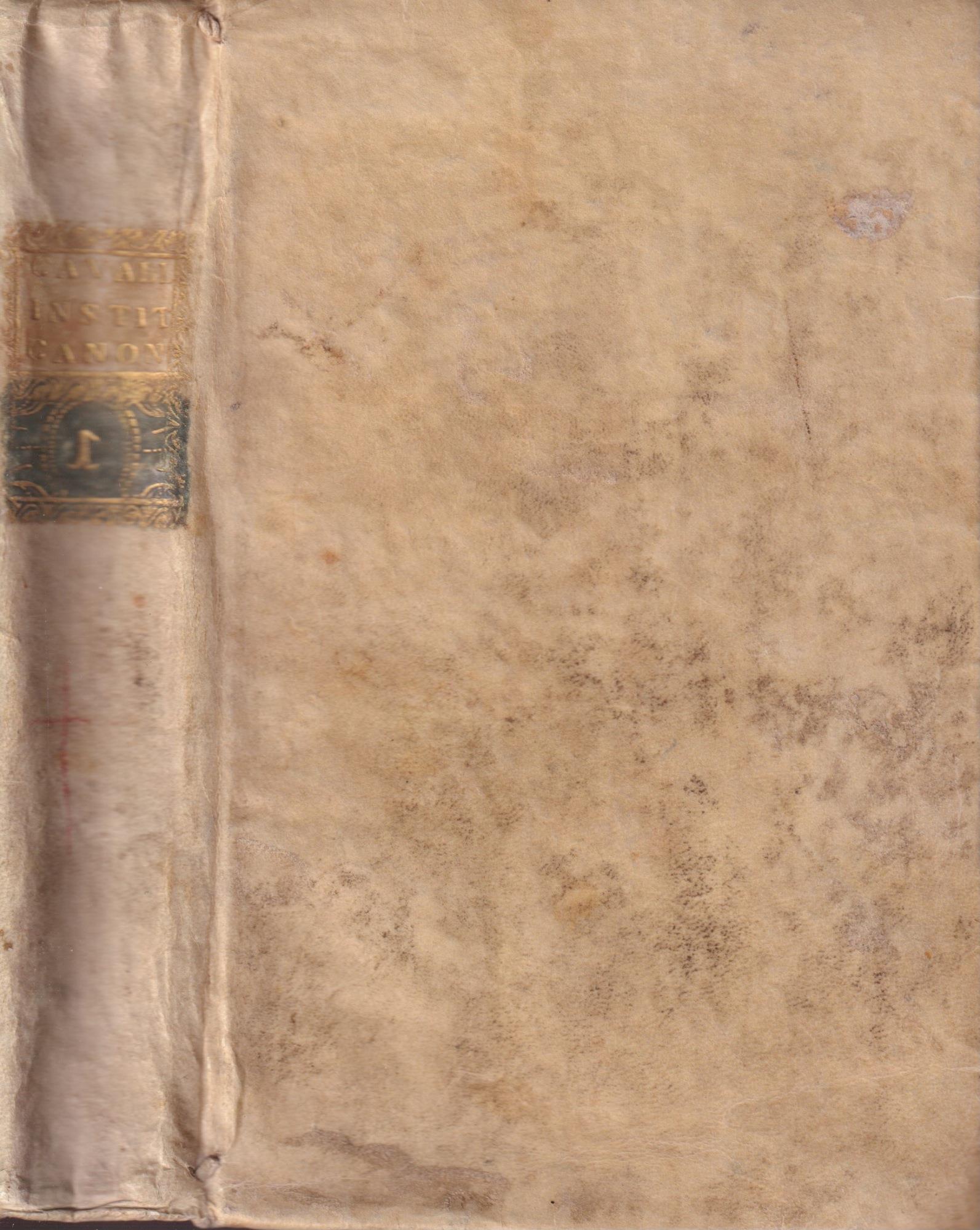 Institutiones iuris canonici quibus vetus et nova ecclesiae disciplina enarratur