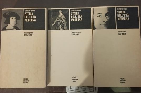 Storia dell'età moderna - Giorgio Spini - copertina