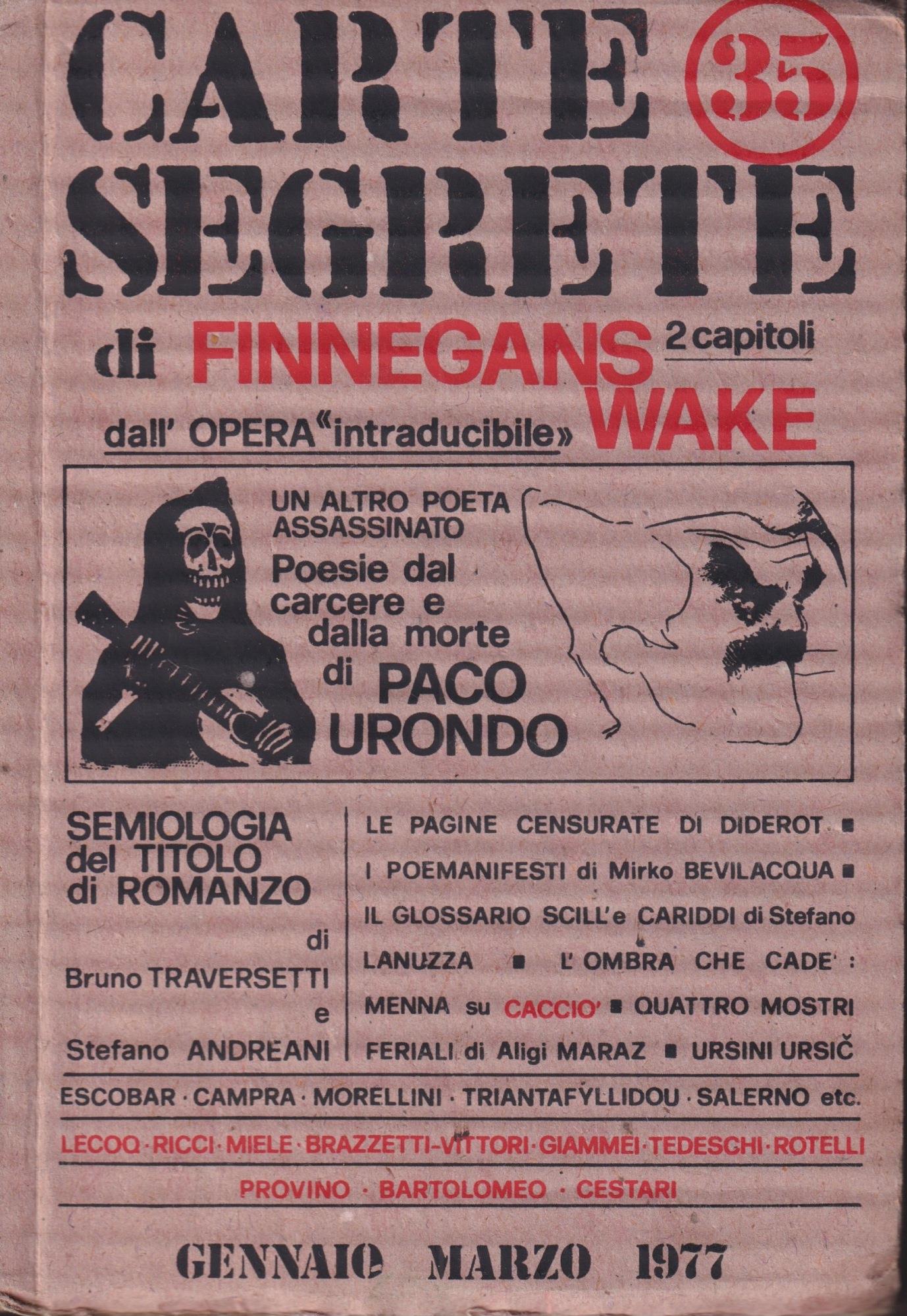 Carte segrete di Finnegans Wake n. 35