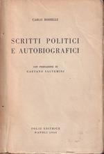 Scritti politici e autobiografici