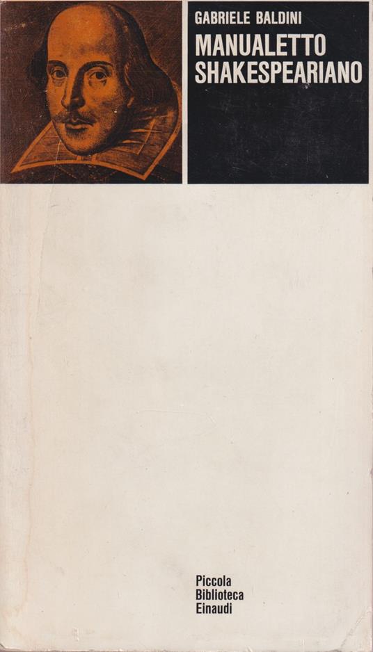 Manualetto shakespeariano - Gabriele Baldini - copertina
