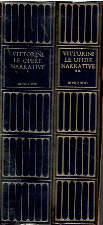 Le opere narrative - Elio Vittorini - copertina