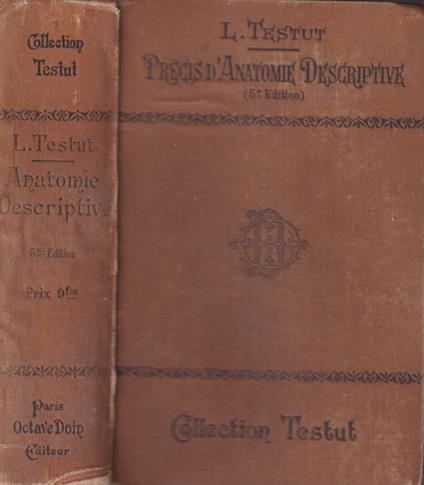 Précis d'anatomie descriptive - copertina