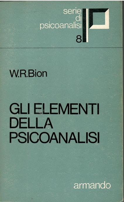 Gli elementi della psicoanalisi - copertina