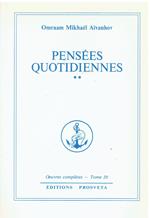 Pensees quotidiennes tome 2