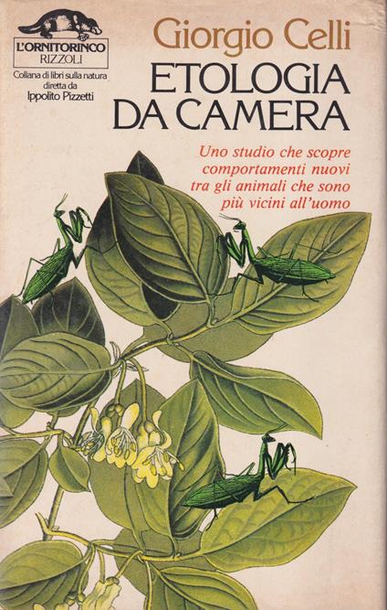 Etologia da camera - Giorgio Celli - copertina