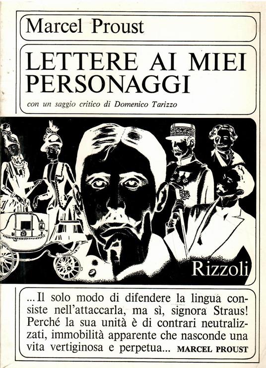 Lettere Ai Miei Personaggi - Marcel Proust - copertina