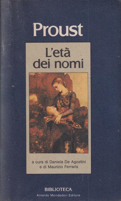 L' età dei nomi - Marcel Proust - copertina