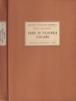 Saggi di filologia italiana
