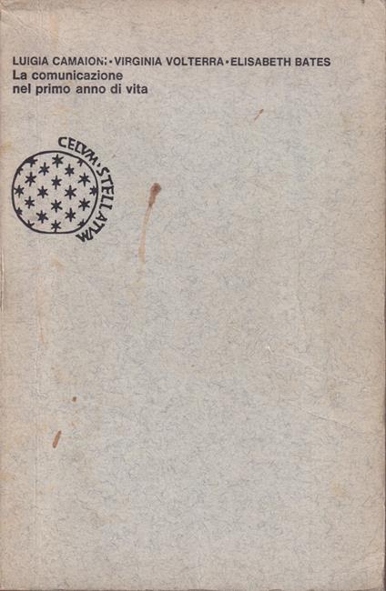 La comunicazione nel primo anno di vita - copertina