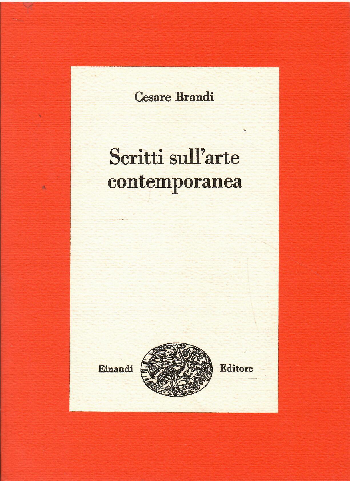 Scritti sull'arte contemporanea