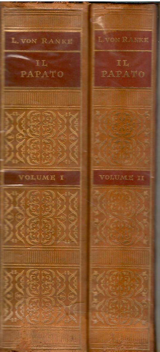Il Papato da Sisto IV a Pio IX - Leopold von Ranke - copertina