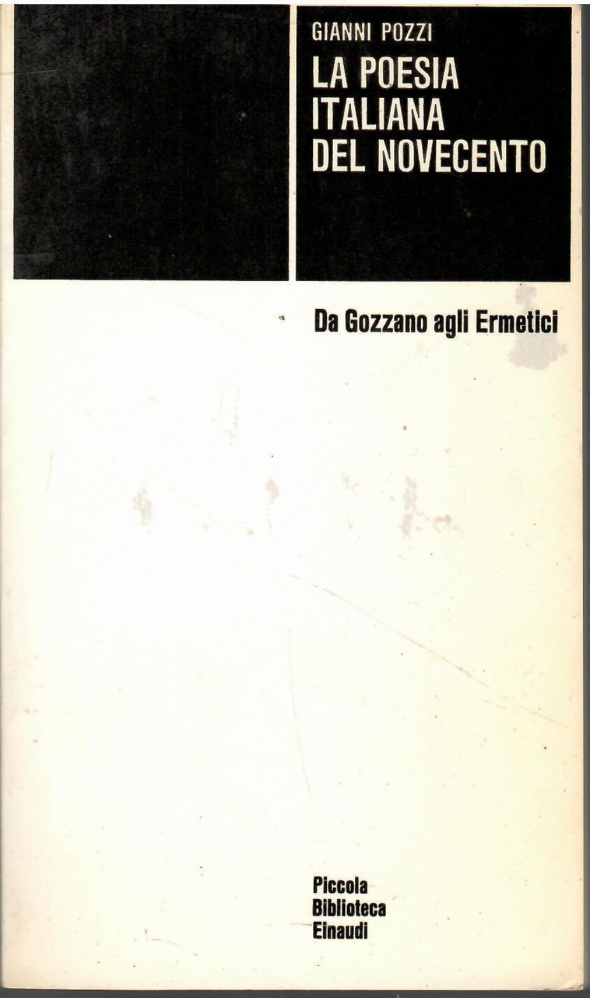 La poesia italiana del Novecento