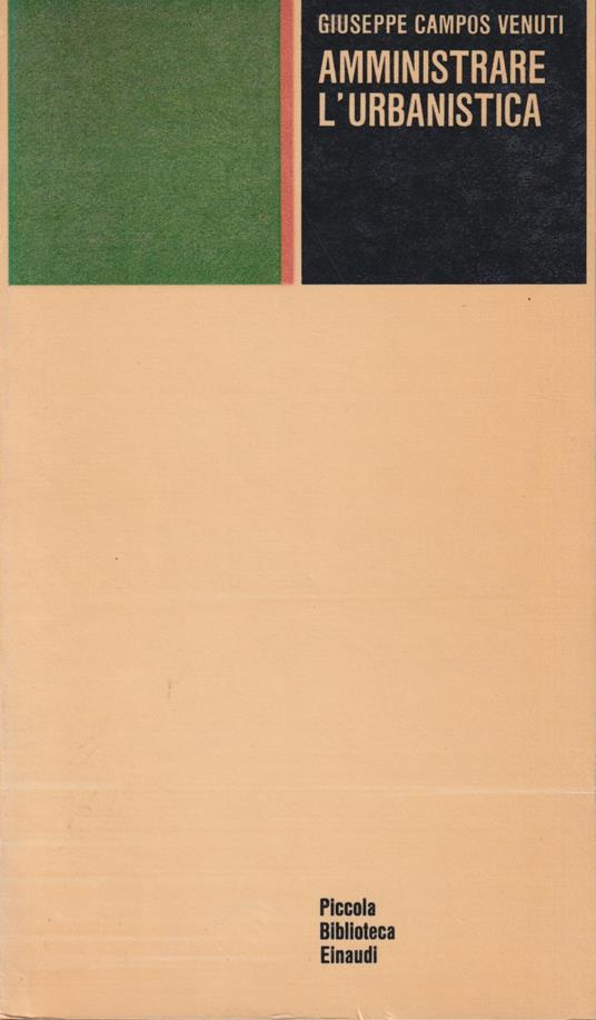 Amministrare l'urbanistica - copertina