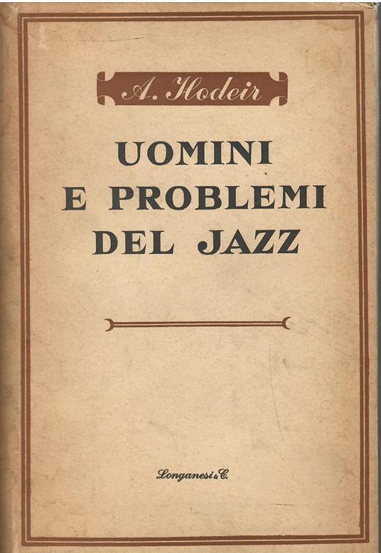 Uomini e problemi del jazz - copertina