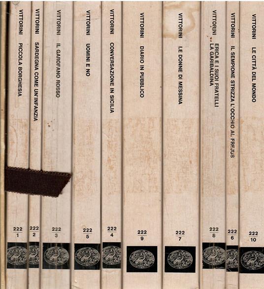 Opere - Elio Vittorini - copertina