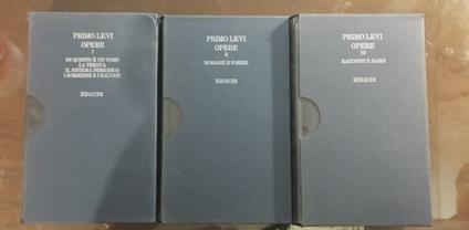 Opere complete - Primo Levi - copertina
