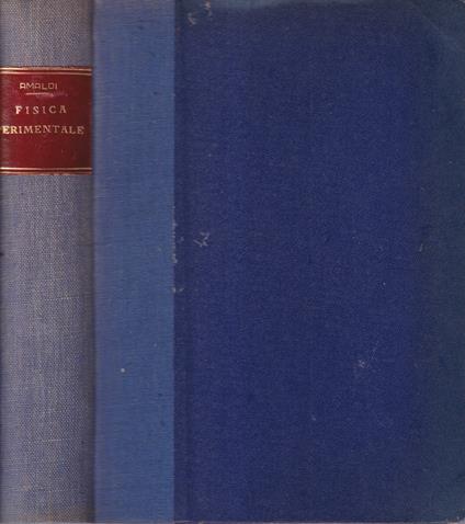 Fisica sperimentale - Edoardo Amaldi - copertina