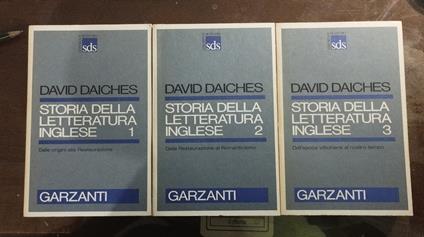 Storia Della Letteratura Inglese - David Daiches - copertina