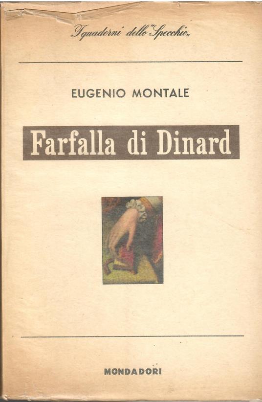 Farfalla di Dinard - Eugenio Montale - copertina