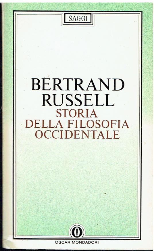 Storia della filosofia occidentale - Bertrand Russell - copertina