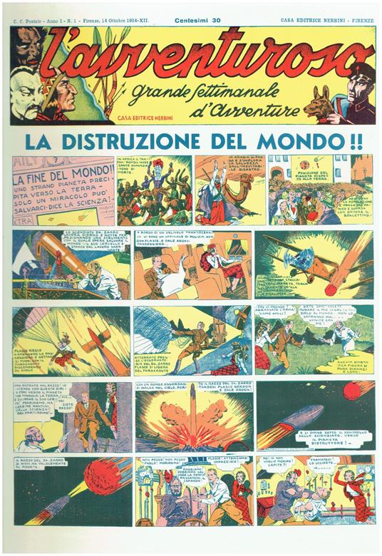 L' avventuroso - La distruzione del mondo!! - copertina