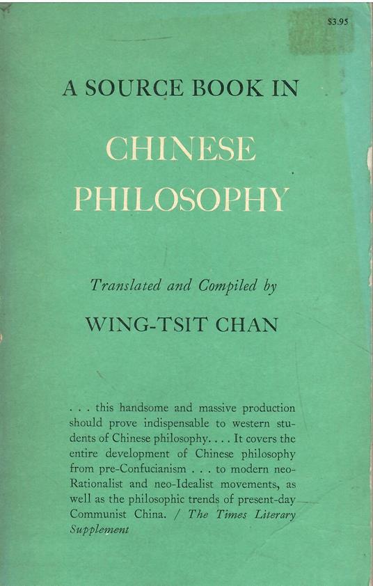 Source Book in Chinese Philosophy - copertina