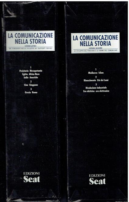 La comunicazione nella storia 2 voll - copertina