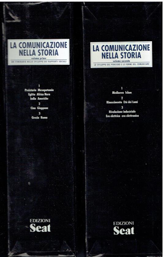 La comunicazione nella storia 2 voll - copertina