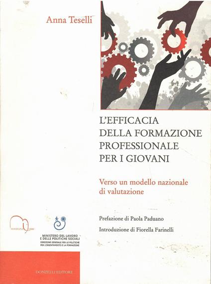 L' efficacia della formazione professionale per i giovani Verso un modello di valutazione nazionale - copertina