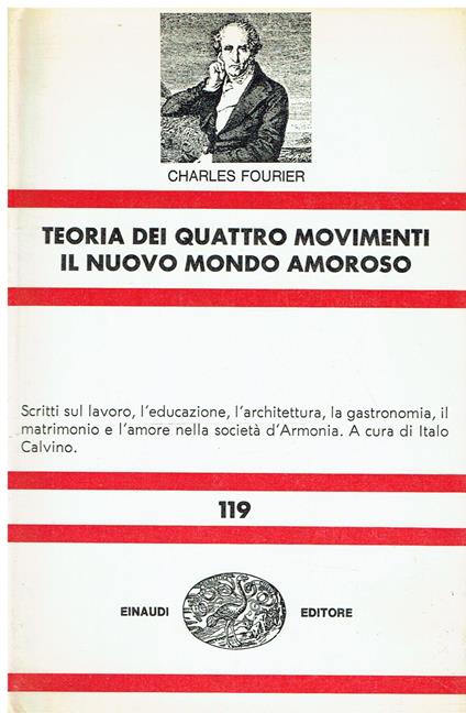 Teoria dei quattro movimenti Il nuovo mondo amoroso - Charles Fourier - copertina
