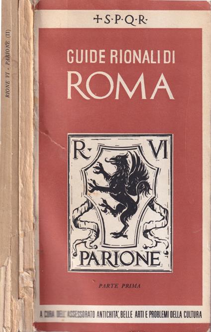 Rione VI - Parione - copertina
