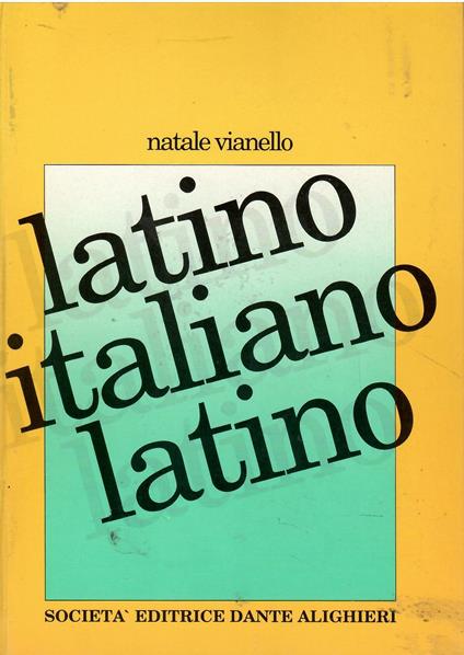 Vocabolario latino-italiano e italiano-latino - copertina