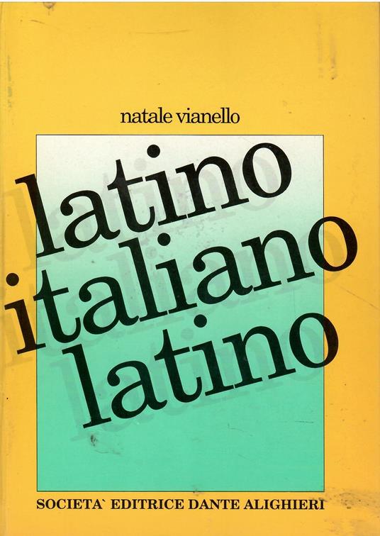 Vocabolario latino-italiano e italiano-latino - copertina