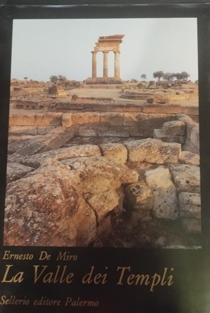La valle dei templi - Ernesto De Miro - copertina