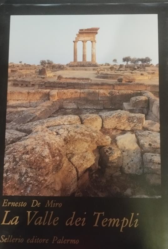 La valle dei templi - Ernesto De Miro - copertina